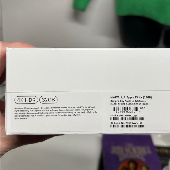 - Black and Silver Apple TV 4K A2169 32GB (2nd Gen 4K) Media Streamer NIB - Picture 3 of 3